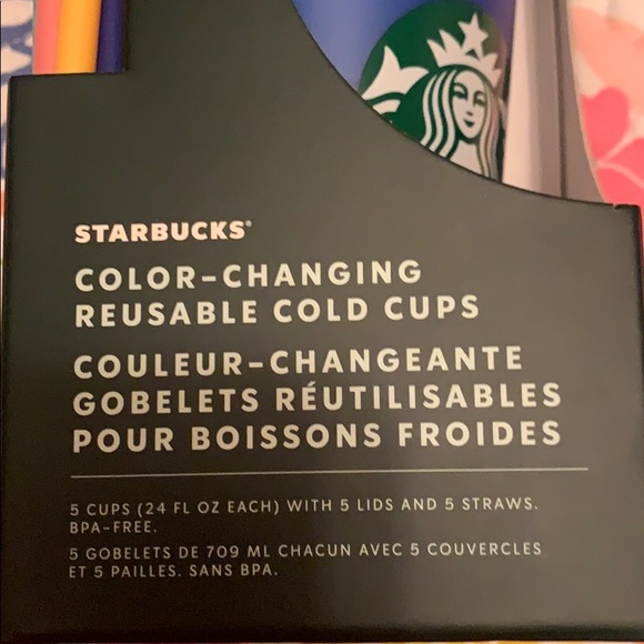 NWT RARE STARBUCKS COLOR CHANGING COLD CUPS - Picture 3 of 4